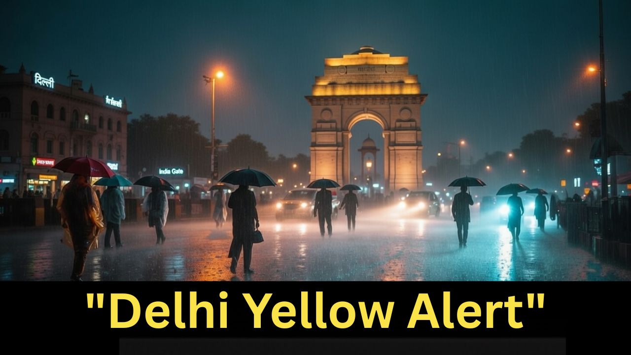 Delhi Weather Update: IMD Issues Yellow Alert as Sudden Rain Hits City; AQI to Improve After Record Shocking Heat